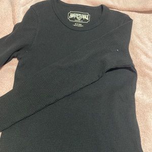AMERICAN EAGLE BROWN LONG SLEEVE